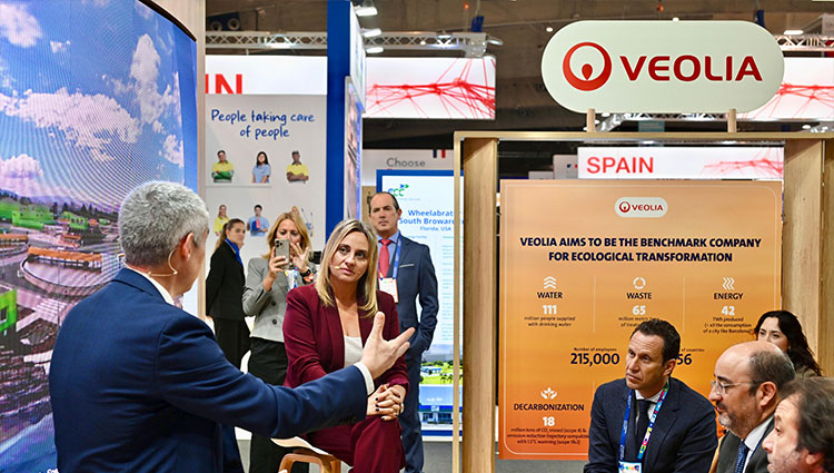 Veolia promueve la seguridad ecológica de las ciudades del futuro en el Smart City Expo World Congress