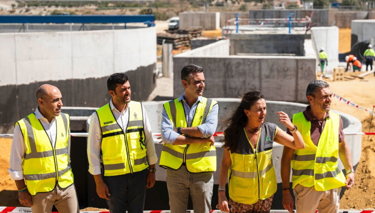 La nueva EDAR de Moj&aacute;car, en Almer&iacute;a ya alcanza el 75% de ejecuci&oacute;n tras la inversi&oacute;n de la Junta de m&aacute;s de 19M&euro;