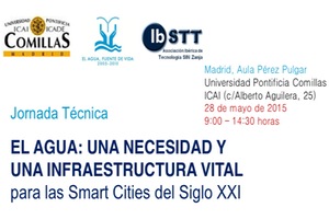La Asociaci&oacute;n Ib&eacute;rica de Tecnolog&iacute;a SIN Zanja organiza la Jornada T&eacute;cnica "El AGUA: una necesidad y una infraestructura vital  para las Smart Cities del siglo XXI"