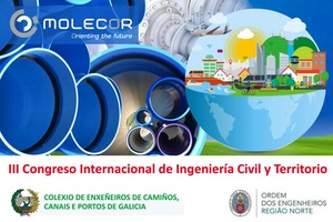 MOLECOR patrocinador del "III Congreso Internacional de Ingeniería Civil y Territorio. Galicia-Norte de Portugal"