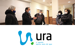 URA se reúne con la Junta de Asteguieta y representantes del Ayuntamiento de Vitoria para analizar las últimas inundaciones