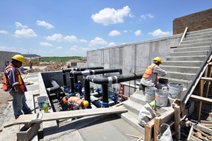 La obra civil de la Planta de Tratamiento de Aguas Residuales de Atotonilco en México al 92 % y finalizará en diciembre