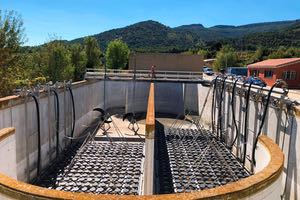 Nueva instalación de parrillas extraíbles finalizada por BARMATEC en una EDAR municipal