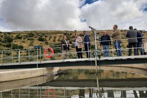 La Junta de Extremadura visita la nueva EDAR de Valle de la Serena, tras una inversión de casi 4 M€