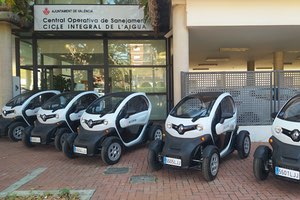 ACCIONA incorpora cinco vehículos eléctricos al Servicio de Saneamiento de Valencia
