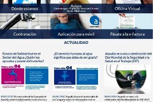 Aqualia refuerza su posicionamiento en la Red con más de 30 webs locales
