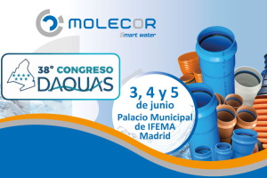 Molecor participar&aacute; en el 38&ordm; Congreso DAQUAS con innovadoras soluciones en el Sal&oacute;n Tecnol&oacute;gico del agua