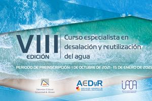 AEDyR presenta la primera y única titulación universitaria para especializarse en desalación y reutilización del agua