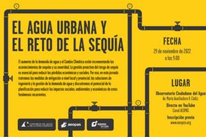 Cádiz se convertirá en el centro del debate de la sequía, el próximo martes 29 de Noviembre