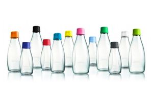 Llegan a España las botellas de vidrio concebidas para beber agua del grifo
