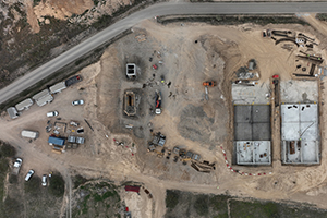AGBAR amplía el uso de drones para el seguimiento de obras civiles