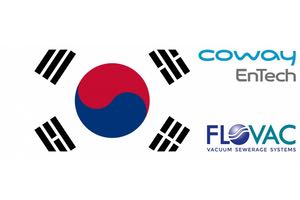 FLOVAC expande su tecnología de saneamiento por vacío al mercado coreano