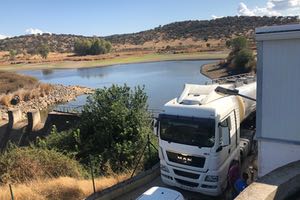 Giahsa interrumpe el suministro nocturno de agua en el municipio de Encinasola (Huelva) por falta  de lluvias