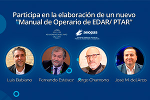 Más de 550 profesionales se inscribieron al evento para la elaboración del "Manual de Operario de EDAR/PTAR"