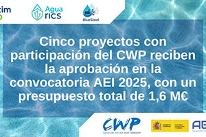 5 proyectos con participación del CWP, aprobados en la convocatoria AEI 2025 con 1,6 M€