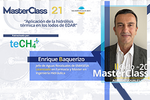 teCH4+ presentará sus soluciones y casos de éxito en la última MasterClass sobre "Aplicación de la hidrólisis térmica en los lodos de EDAR"