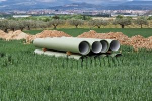 PAM moderniza el regadío de Viana en Navarra con 12 km de tubería PAM IRRIGAL, para dar servicio a 1.000 hectáreas