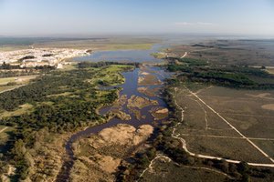 Así vigilamos la salud hídrica de Doñana desde el cielo