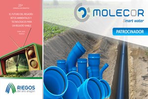 Las tuberías TOM y los accesorios ecoFITTOM de Molecor, presentes en la 25ª Jornada Informativa de Riegos del Alto Aragón