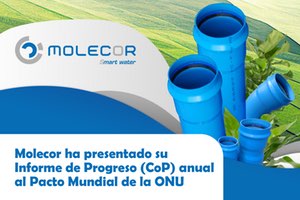 Molecor presenta su "Informe de Progreso Anual" al Pacto Mundial de la ONU
