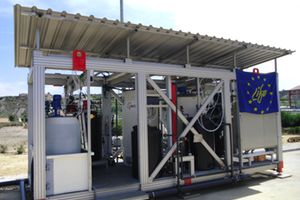 La planta piloto desarrollada por el Life Celsius en la EDAR de Archena en Murcia ya está operativa