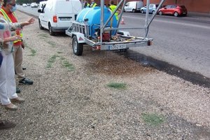 EMASESA continúa con la instalación de SUDS en varias zonas de Sevilla para aprovechar el agua de lluvia
