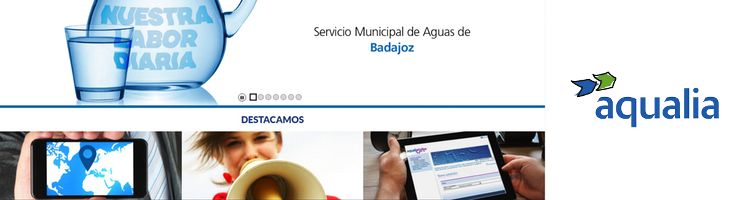 Aqualia estrena nueva web en Badajoz