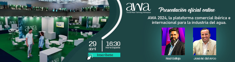 Inscríbete a la Webinar de presentación de "AWA 2024", la plataforma comercial ibérica e internacional para la industria del agua