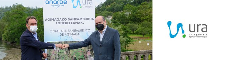 URA y Aguas del Añarbe acuerdan la próxima ejecución del saneamiento de Aginaga en Usurbil (Gipuzkoa) por más de 6 M€
