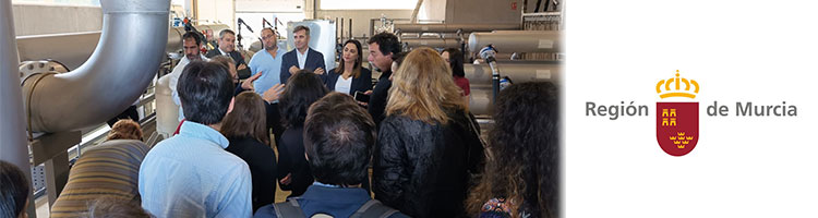 El Grupo de Trabajo de Reutilización de Agua de la UE visita los avances en depuración implantados en Murcia