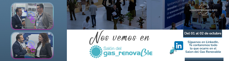 AGUASRESIDUALES.INFO, presente en el "5º Salón del Gas Renovable" de Valladolid