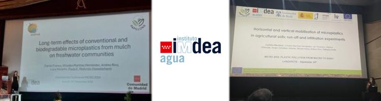 Investigadoras de IMDEA Agua presentan sus trabajos sobre microplásticos en MICRO2024