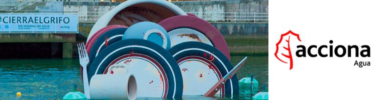 ¿Qué hace una vajilla sucia flotando en la ría de Bilbao?