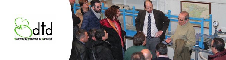 Los alumnos del curso CENTA-AGUASRESIDUALES.INFO visitan las instalaciones de DTD en Carrión de los Céspedes
