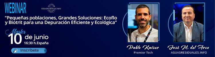 Inscríbete en el Webinar "Pequeñas Poblaciones, Grandes Soluciones: Ecoflo y Biotrit para una Depuración Eficiente y Ecológica”