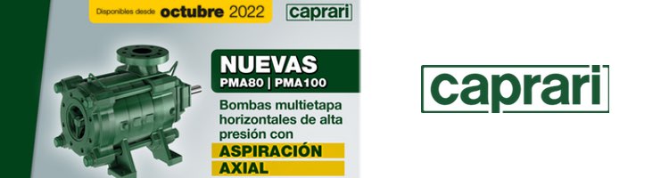 Conoce las nuevas PMA - Bombas Multietapa de aspiración axial de Caprari