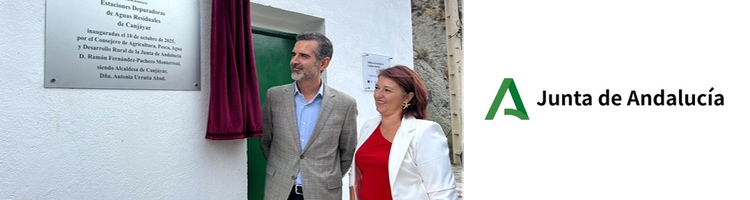 La Junta de Andalucía inaugura la nueva EDAR de Canjáyar, en Almería