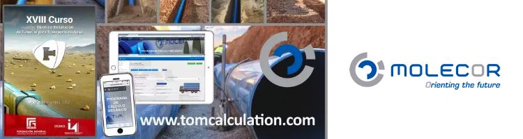 Molecor participará en el XVIII Curso sobre Diseño e Instalación de Tuberías para el transporte de agua