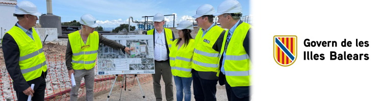 El Govern Balear supervisa el avance de la renovaci&oacute;n integral de la depuradora de Formentera con una inversi&oacute;n de m&aacute;s de 6 M&euro;