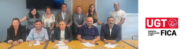 UGT FICA firma el "VII Convenio Estatal del Ciclo Integral del Agua" 2024-2027