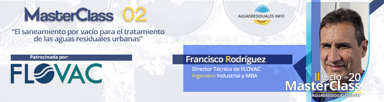 FLOVAC patrocina y presenta sus soluciones en la MasterClass 2 "El saneamiento por vacío para el tratamiento de las aguas residuales urbanas"