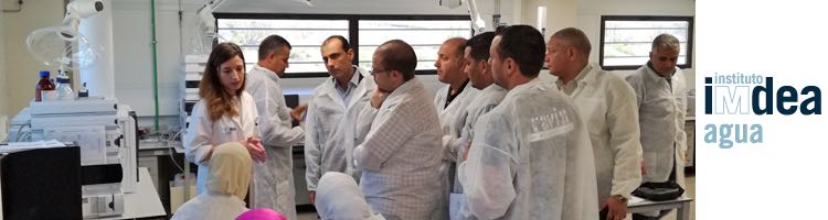 Una delegación de expertos en recursos hídricos de Egipto visitan el IMDEA Agua