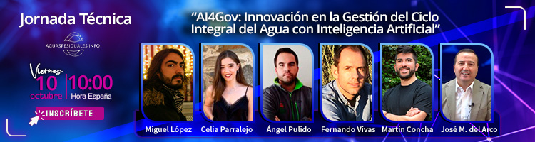 Inscríbete en la Jornada Técnica "AI4Gov: Innovación en la Gestión del Ciclo Integral del Agua con Inteligencia Artificial"