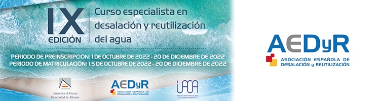 La primera y única titulación universitaria para especializarse en desalación y reutilización del agua