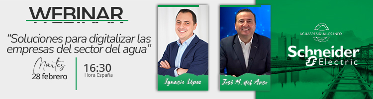 Inscríbete a la Webinar sobre "Soluciones para digitalizar las empresas del sector del agua" con Schneider Electric