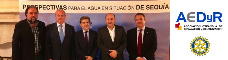 El Rotary Club Elche reúne a expertos para hablar sobre las perspectivas para el agua en situación de sequía