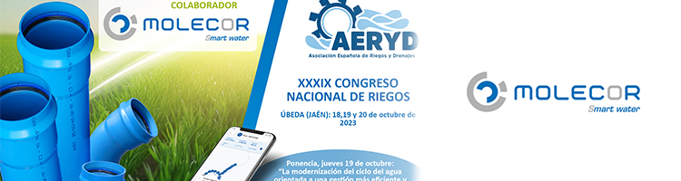 Molecor, empresa colaboradora del XXXIX Congreso Nacional de Riegos