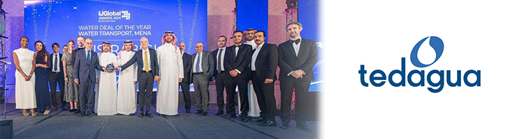 El proyecto Rayis Rabigh, liderado por Tedagua, recibe el premio al proyecto hidráulico del año en Oriente Medio