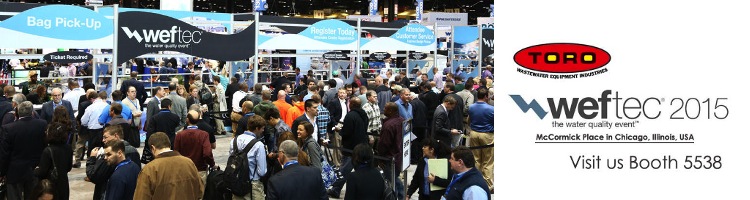 Toro Equipment expondrá sus equipos para el tratamiento del agua en WEFTEC 2015 en USA