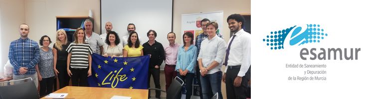 Reunión inicial del proyecto "LIFE AMIA" para reutilizar las aguas residuales en el riego agrícola y la recarga de acuíferos